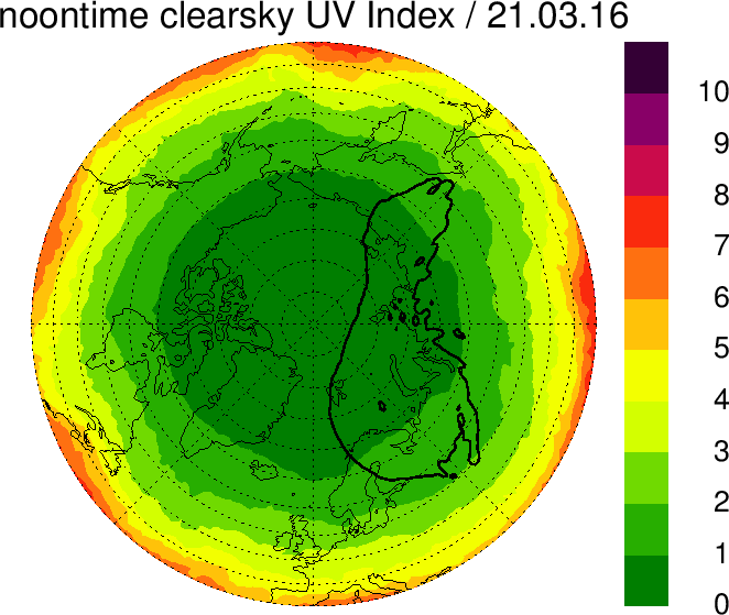 UV Index 160321